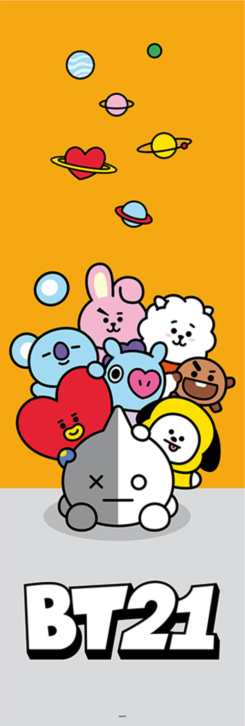 Grupo Erik PPGE8082 Bt21 Characters Poster 53X158cm | Yourdecoration.de