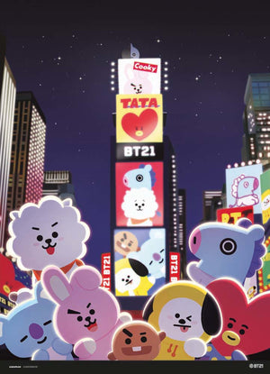 Grupo Erik Bt21 Time Square Kunstdruck 30X40cm | Yourdecoration.de