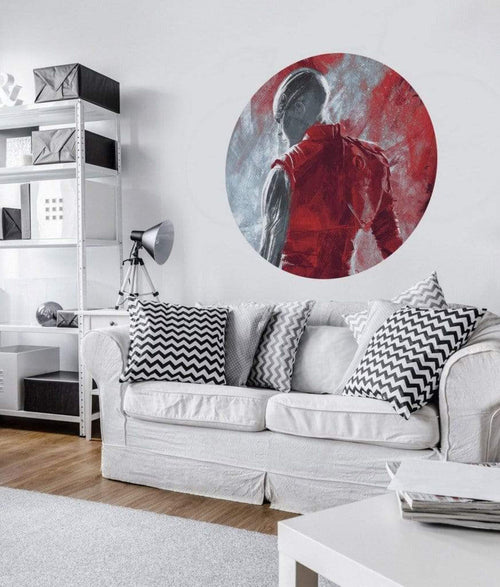 Komar Avengers Painting Nebula Zelfklevend Fototapete 128x128cm Rund Interieur | Yourdecoration.de