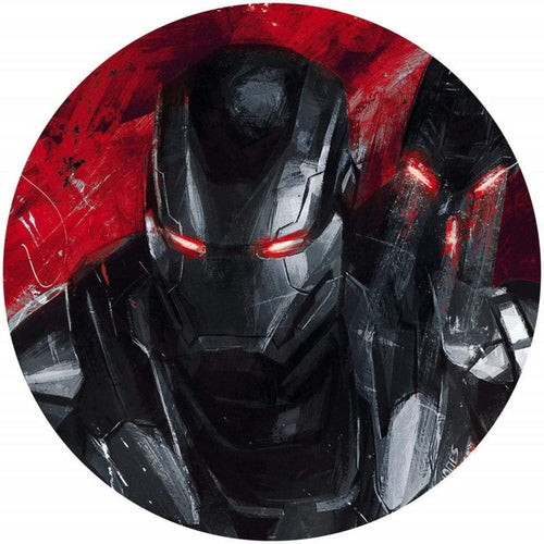 Komar Avengers Painting War-Machine Zelfklevend Fototapete 128x128cm Rund | Yourdecoration.de