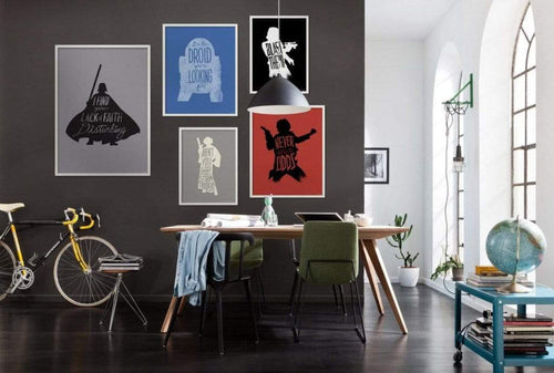 Komar Star Wars Silhouette Quotes Han Solo Kunstdruck 30x40cm | Yourdecoration.be