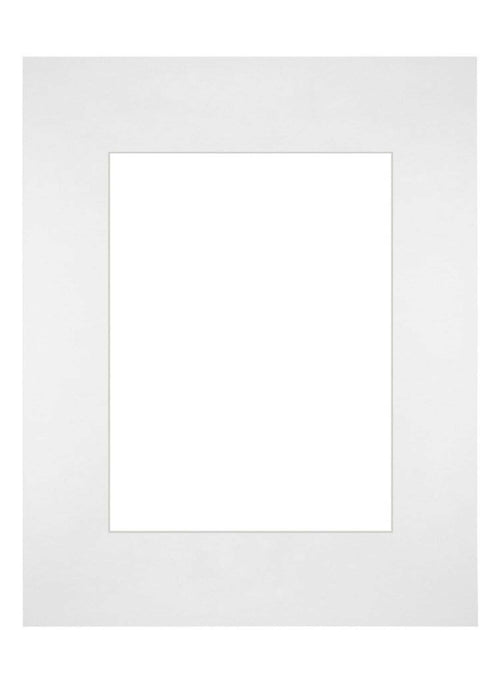 Passe-Partout 24x30cm Karton Weiss Rand Gerade - Vorne | Yourdecoration.de