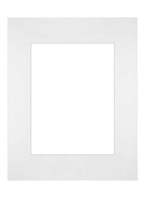 Passe-Partout 28x35cm Karton Weiss Rand Gerade - Vorne | Yourdecoration.de