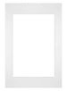 Passe-Partout 40x60cm Karton Weiss Rand Gerade - Vorne | Yourdecoration.de