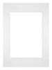 Passe-Partout 42x59,4cm A2/A3 Karton Weiss Rand Gerade - Vorne | Yourdecoration.de