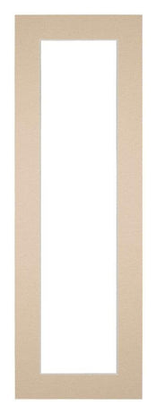 Passepartout 20x60cm Karton Beige Rand 4cm Gerade - Vorne | Yourdecoration.de