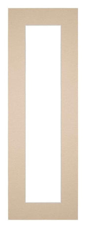 Passepartout 20x60cm Karton Beige Rand 5cm Gerade - Vorne | Yourdecoration.de