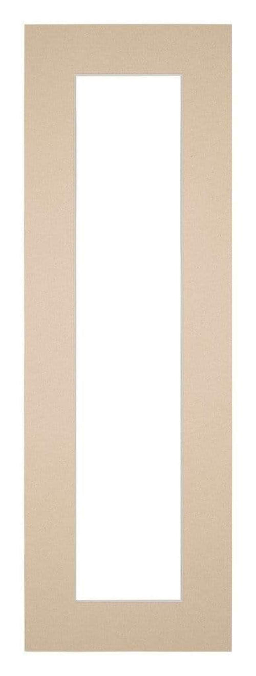 Passepartout 20x60cm Karton Beige Rand 5cm Gerade - Vorne | Yourdecoration.de