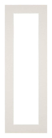 Passepartout 20x60cm Karton Hellgrau Rand 4cm Gerade - Vorne | Yourdecoration.de