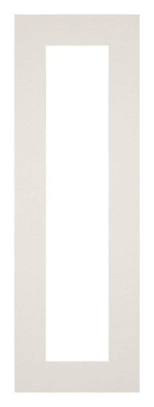 Passepartout 20x60cm Karton Hellgrau Rand 5cm Gerade - Vorne | Yourdecoration.de