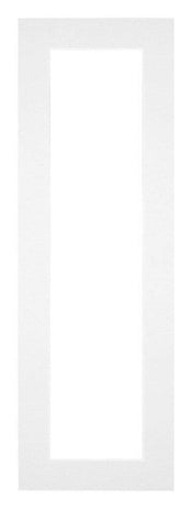 Passepartout 20x60cm Karton Weiss Rand 4cm Gerade - Vorne | Yourdecoration.de