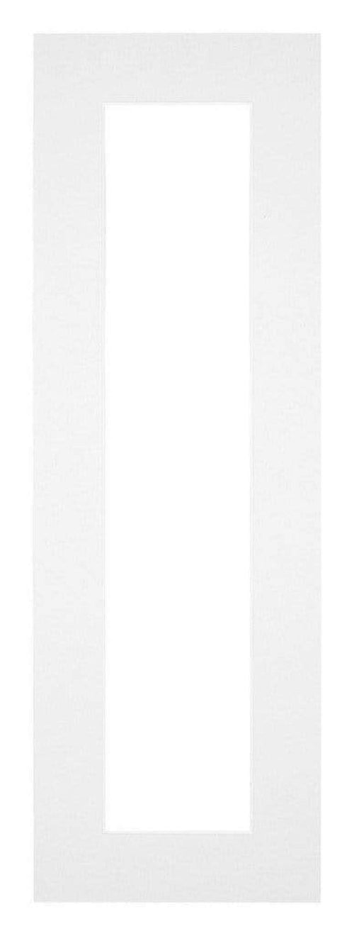 Passepartout 20x60cm Karton Weiss Rand 5cm Gerade - Vorne | Yourdecoration.de