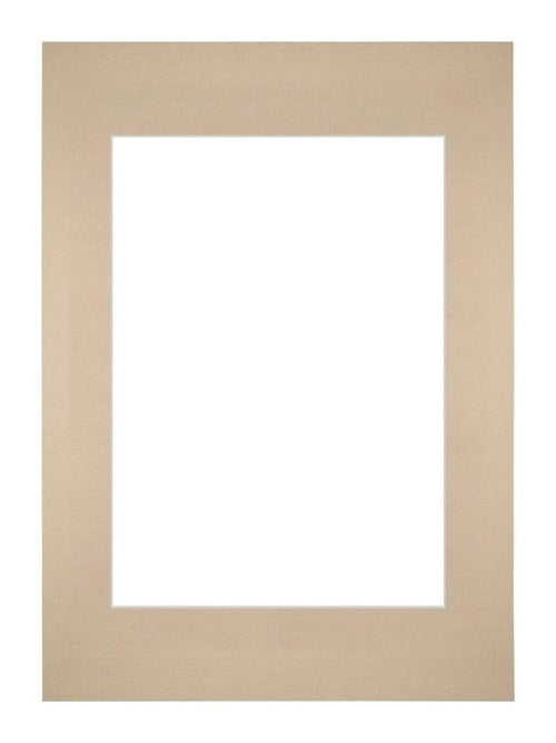 Passepartout 29,7x42cm A3/A4 Karton Beige Rand Gerade - Vorne | Yourdecoration.de