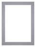 Passepartout 45x60cm Karton Grau Rand 3cm Gerade - Vorne | Yourdecoration.de