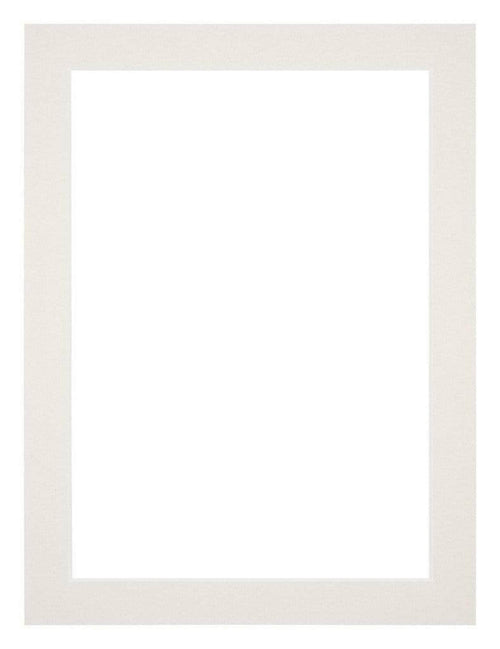 Passepartout 30x40cm Karton Hellgrau Rand 3cm Gerade - Vorne | Yourdecoration.de