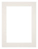 Passepartout 45x60cm Karton Hellgrau Rand 4cm Gerade - Vorne | Yourdecoration.de