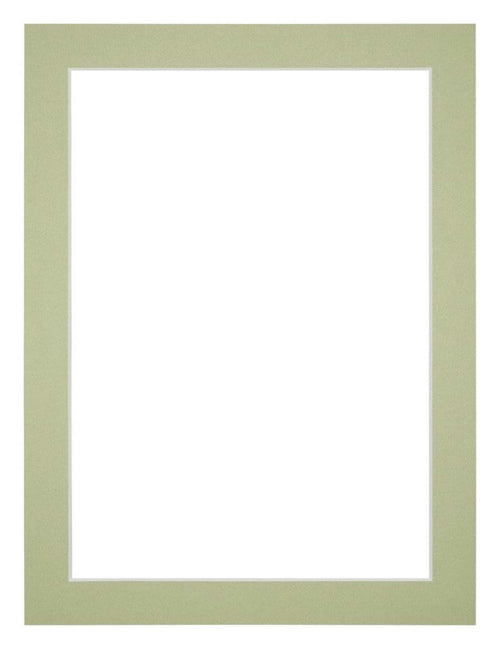 Passepartout 45x60cm Karton MintgrÃ¼n Rand 3cm Gerade - Vorne | Yourdecoration.de