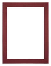 Passepartout 30x40cm Karton Weinrot Rand 3cm Gerade - Vorne | Yourdecoration.de