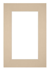 Passepartout 61x91,5cm Karton Beige Rand 6cm Gerade - Vorne | Yourdecoration.de