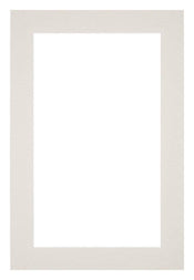 Passepartout 62x93cm Karton Hellgrau Rand 4cm Gerade - Vorne | Yourdecoration.de