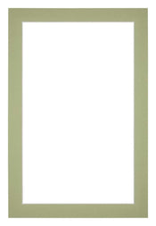 Passepartout 40x60cm Karton MintgrÃ¼n Rand 3cm Gerade - Vorne | Yourdecoration.de