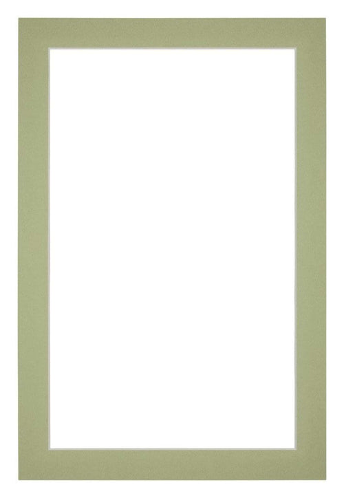 Passepartout 60x90cm Karton MintgrÃ¼n Rand 3cm Gerade - Vorne | Yourdecoration.de