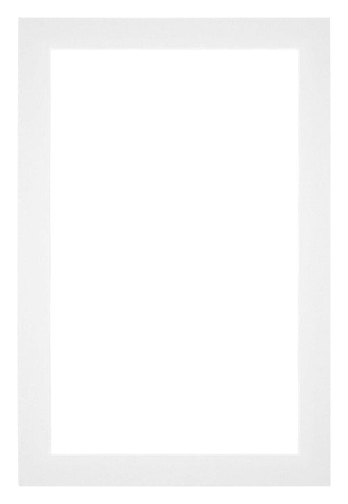 Passepartout 60x90cm Karton Weiss Rand 3cm Gerade - Vorne | Yourdecoration.de