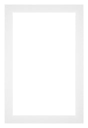 Passepartout 60x90cm Karton Weiss Rand 3cm Gerade - Vorne | Yourdecoration.de