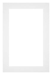 Passepartout 62x93cm Karton Weiss Rand 4cm Gerade - Vorne | Yourdecoration.de