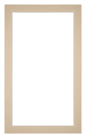 Passepartout 30x50cm Karton Beige Rand 3cm Gerade - Vorne | Yourdecoration.de