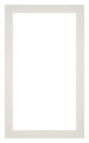 Passepartout 30x50cm Karton Hellgrau Rand 3cm Gerade - Vorne | Yourdecoration.de