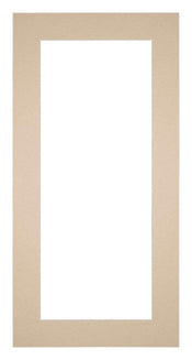 Passepartout 40x70cm Karton Beige Rand 5cm Gerade - Vorne | Yourdecoration.de