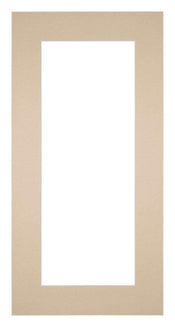 Passepartout 40x70cm Karton Beige Rand 6cm Gerade - Vorne | Yourdecoration.de