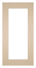 Passepartout 20x40cm Karton Beige Rand 6cm Gerade - Vorne | Yourdecoration.de