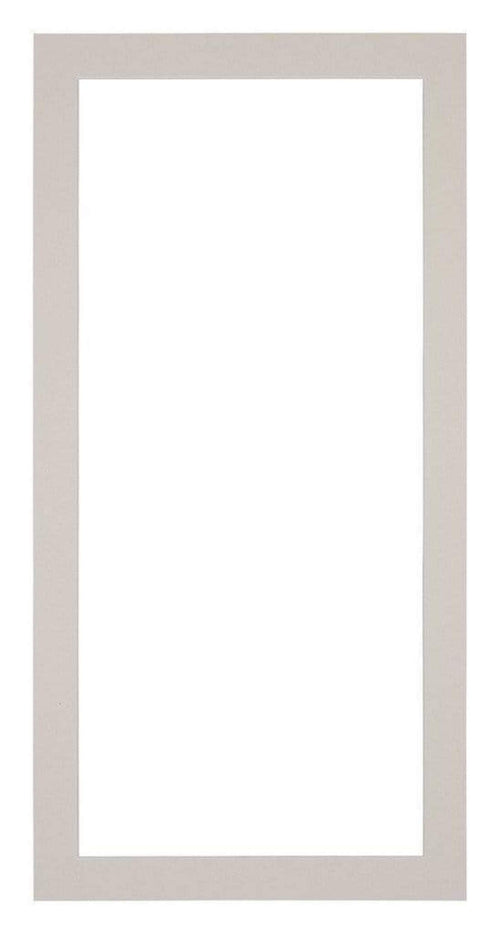 Passepartout 20x40cm Karton Grau Granit Rand 3cm Gerade - Vorne | Yourdecoration.de