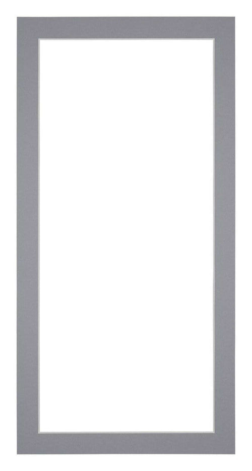 Passepartout 20x40cm Karton Grau Rand 3cm Gerade - Vorne | Yourdecoration.de