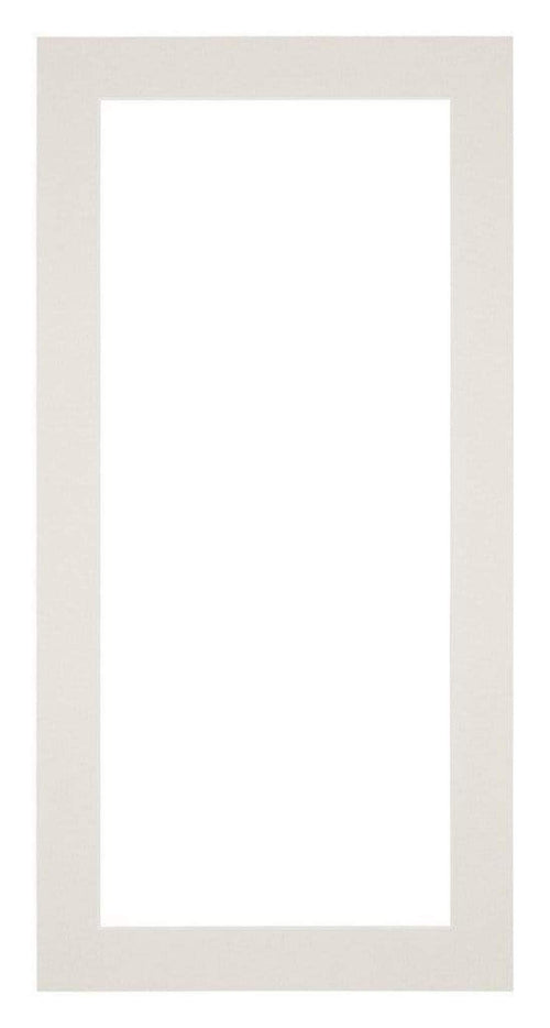 Passepartout 20x40cm Karton Hellgrau Rand 4cm Gerade - Vorne | Yourdecoration.de