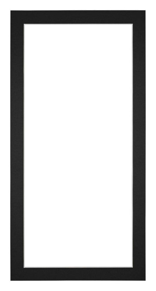 Passepartout 40x80cm Karton Schwarz Rand 3cm Gerade - Vorne | Yourdecoration.de