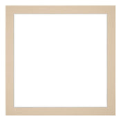 Passepartout 35x35cm Karton Beige Rand 3cm Gerade - Vorne | Yourdecoration.de