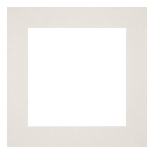 Passepartout 50x50cm Karton Hellgrau Rand 6cm Gerade - Vorne | Yourdecoration.de