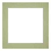 Passepartout 60x60cm Karton MintgrÃ¼n Rand 5cm Gerade - Vorne | Yourdecoration.de