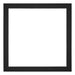 Passepartout 50x50cm Karton Schwarz Rand 3cm Gerade - Vorne | Yourdecoration.de