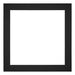 Passepartout 20x20cm Karton Schwarz Rand 4cm Gerade - Vorne | Yourdecoration.de