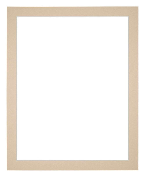 Passepartout 70x90cm Karton Beige Rand 3cm Gerade - Vorne | Yourdecoration.de