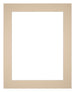 Passepartout 35x45cm Karton Beige Rand 5cm Gerade - Vorne | Yourdecoration.de