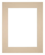 Passepartout 56x71cm Karton Beige Rand 6cm Gerade - Vorne | Yourdecoration.de