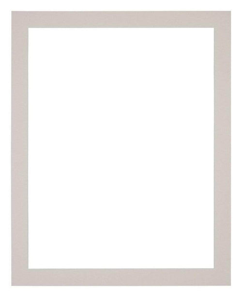 Passepartout 40x50cm Karton Grau Granit Rand 3cm Gerade - Vorne | Yourdecoration.de