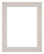 Passepartout 40x55cm Karton Grau Granit Rand 5cm Gerade - Vorne | Yourdecoration.de