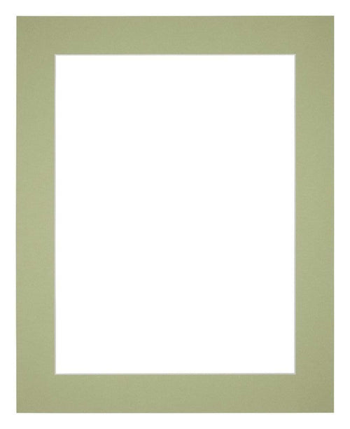 Passepartout 50x65cm Karton MintgrÃ¼n Rand 5cm Gerade - Vorne | Yourdecoration.de