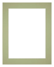 Passepartout 50x60cm Karton MintgrÃ¼n Rand 5cm Gerade - Vorne | Yourdecoration.de